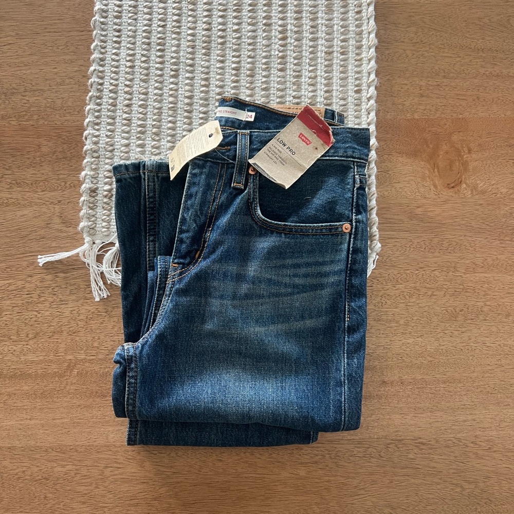 Levi’s 501 Original Straight Leg Jeans Size 24 NWT - Picture 7 of 8